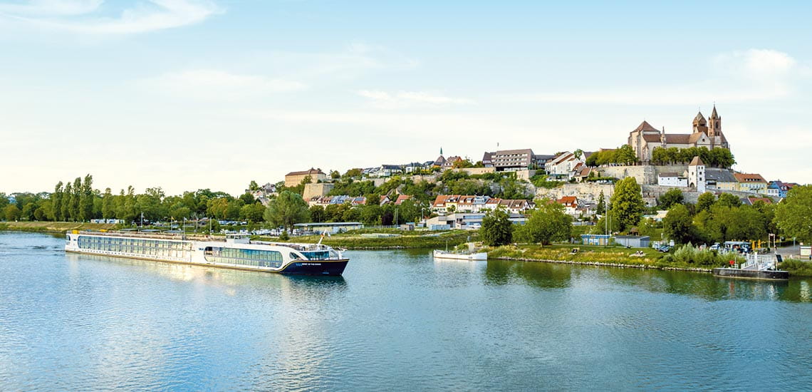 Spirit of the Rhine sailing in Breisach